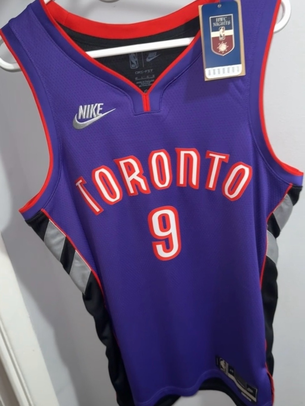 Toronto Raptors Nike RJ Barrett 2024/25 Classic Edition Jersey brand new unused